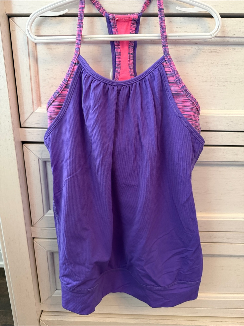 Purple and Pink Racerback Ivivvia Tank Top